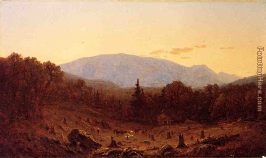 Sanford Robinson Gifford Twilight on Hunter Mountain
